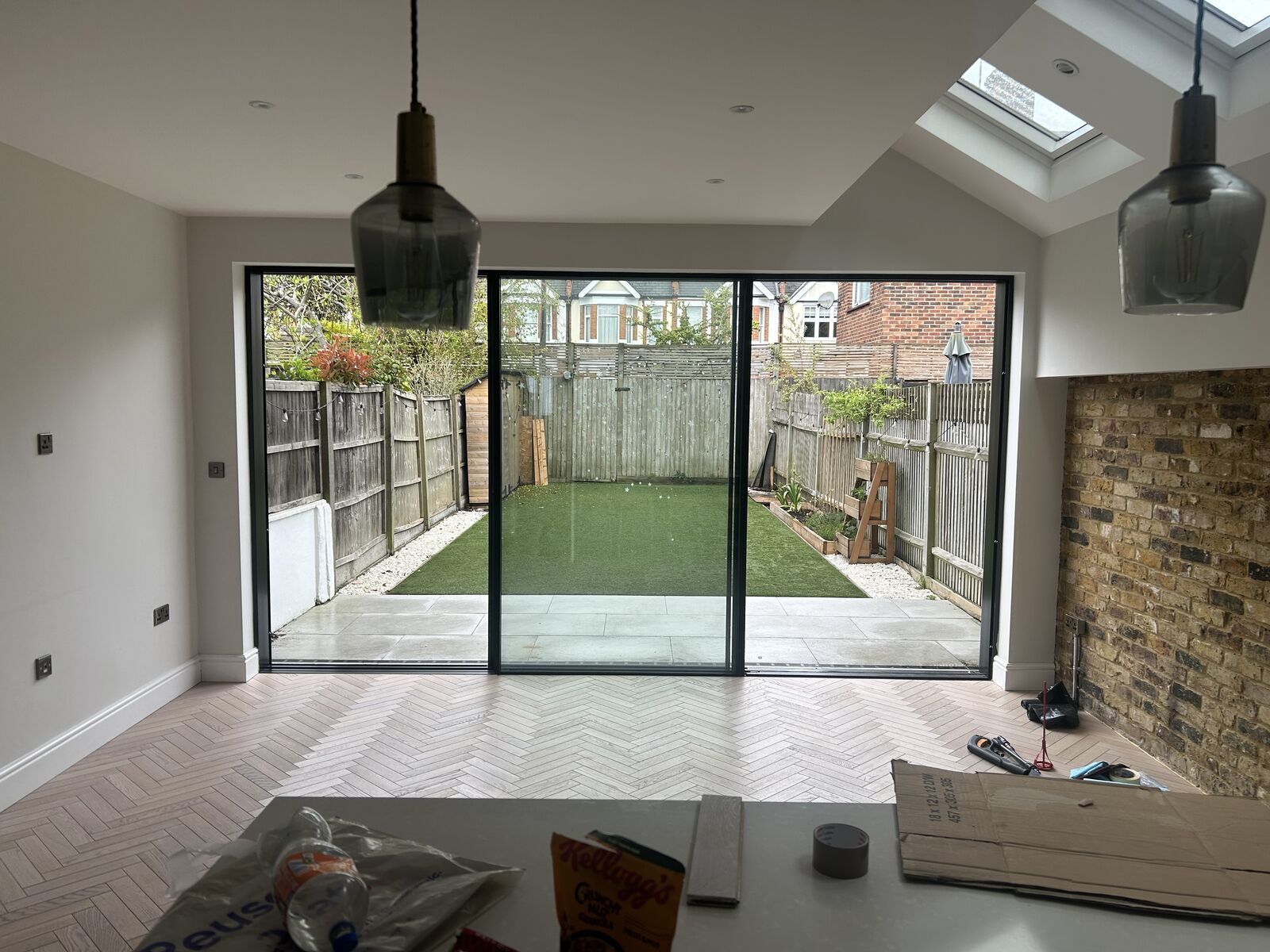 Interior painting and decorating project completed by A1 Decorating in London